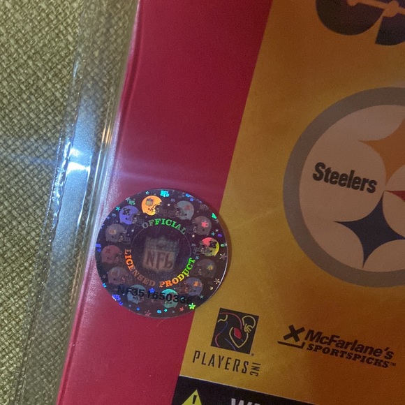 SEALED VARIANT 2005 McFarlane Legends NFL Pittsburgh Steelers Franco Harris #32 - Picture 7 of 10